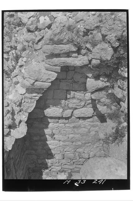 Monjas - Vault W. end, E. room, S. range, second storey