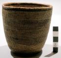 Small lidless basket - coiled weave, finely woven ("ubusetche butenga")